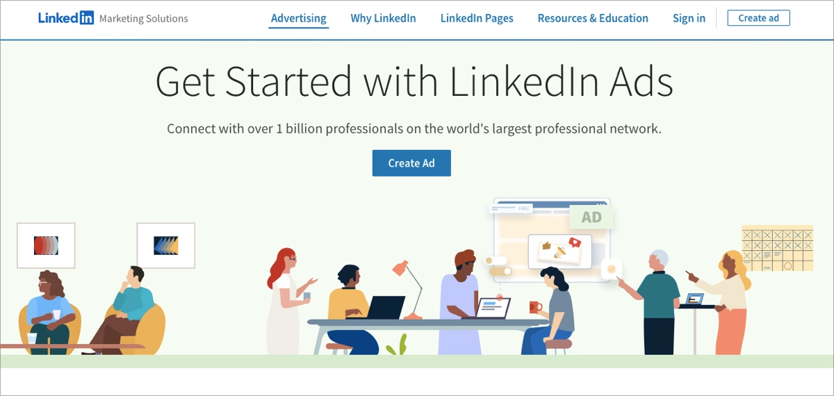 target b2b audience with ppc campaign on linkedin