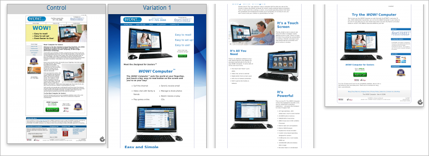 firstSTREET landing page optimization case study