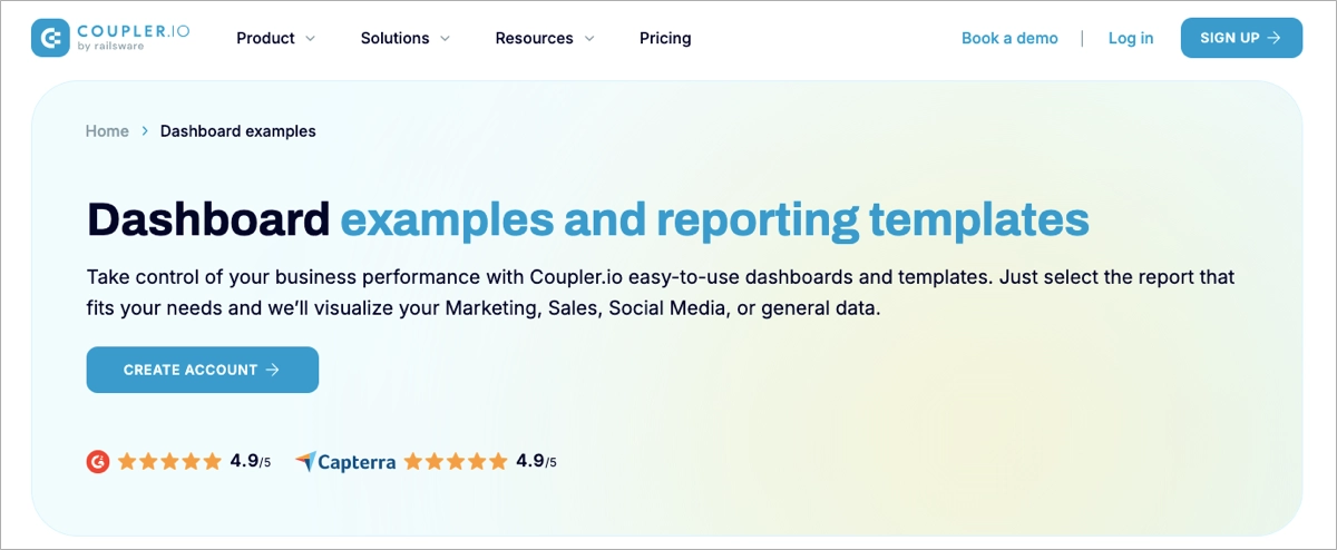 PPC performance reporting templates