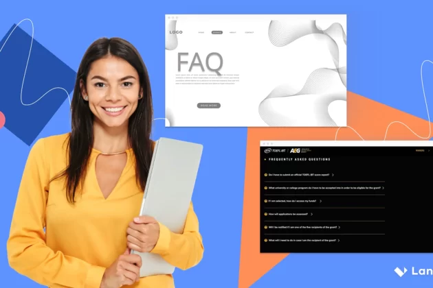 faq landing pages