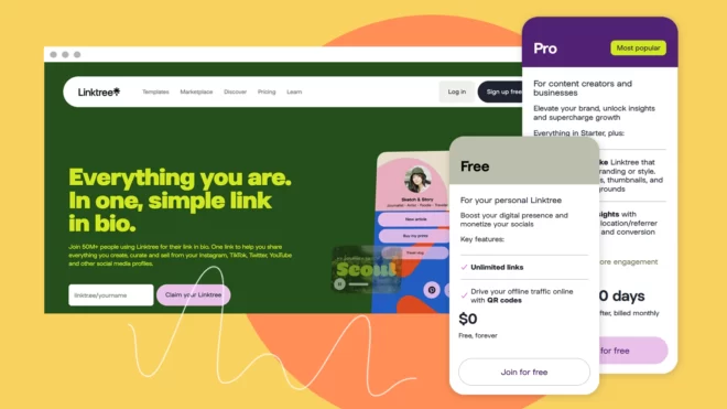 Linktree pricing - article cover