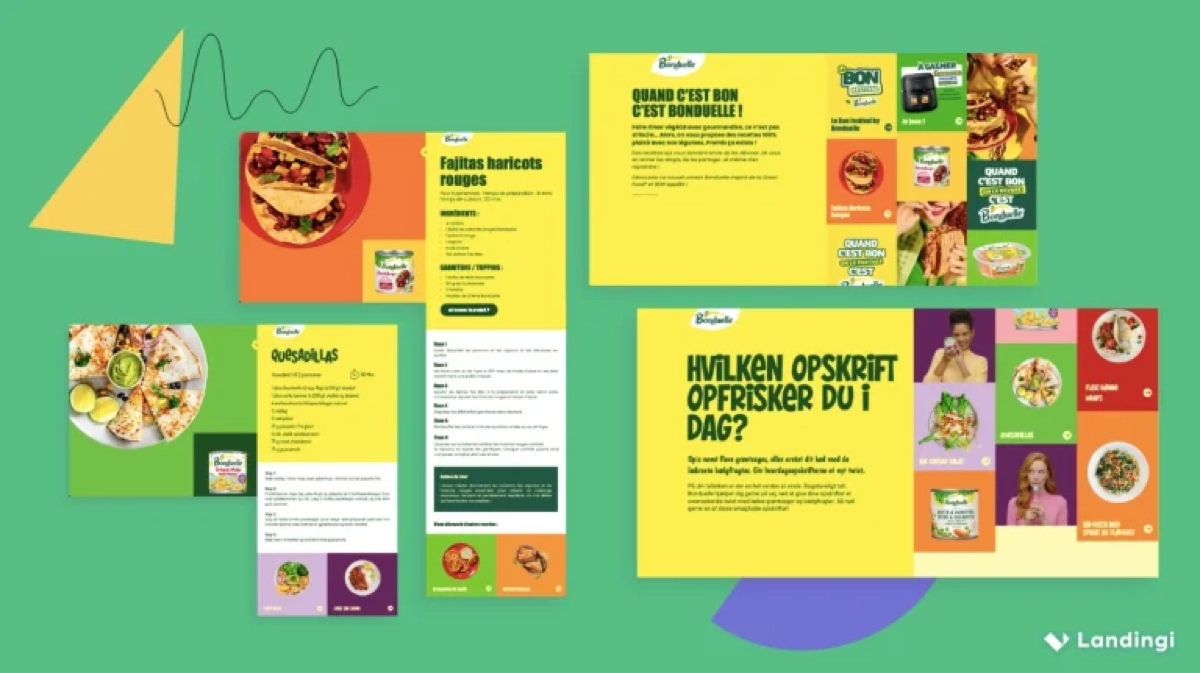 bonduelle landing page optimering case study - lokaliseret landing pages til global kampagne