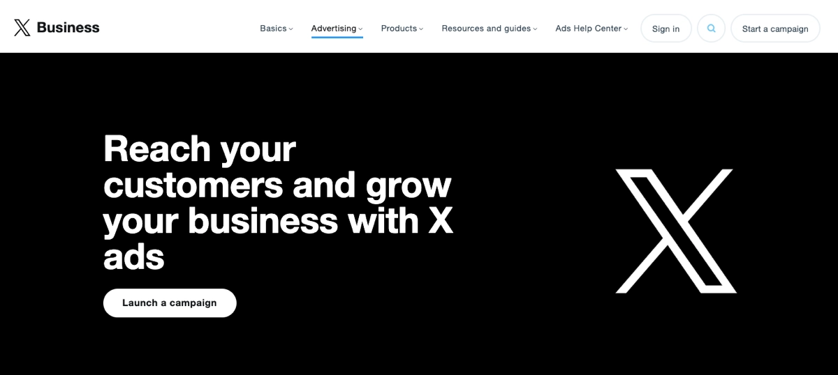 Twitter (X) ad management platform