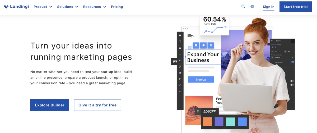 best faq landing page builder