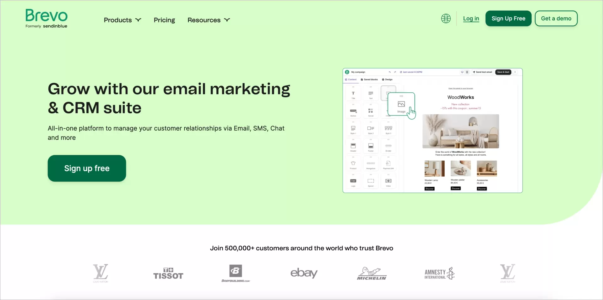 Plataforma de automação de marketing Brevo com software de marketing por e-mail