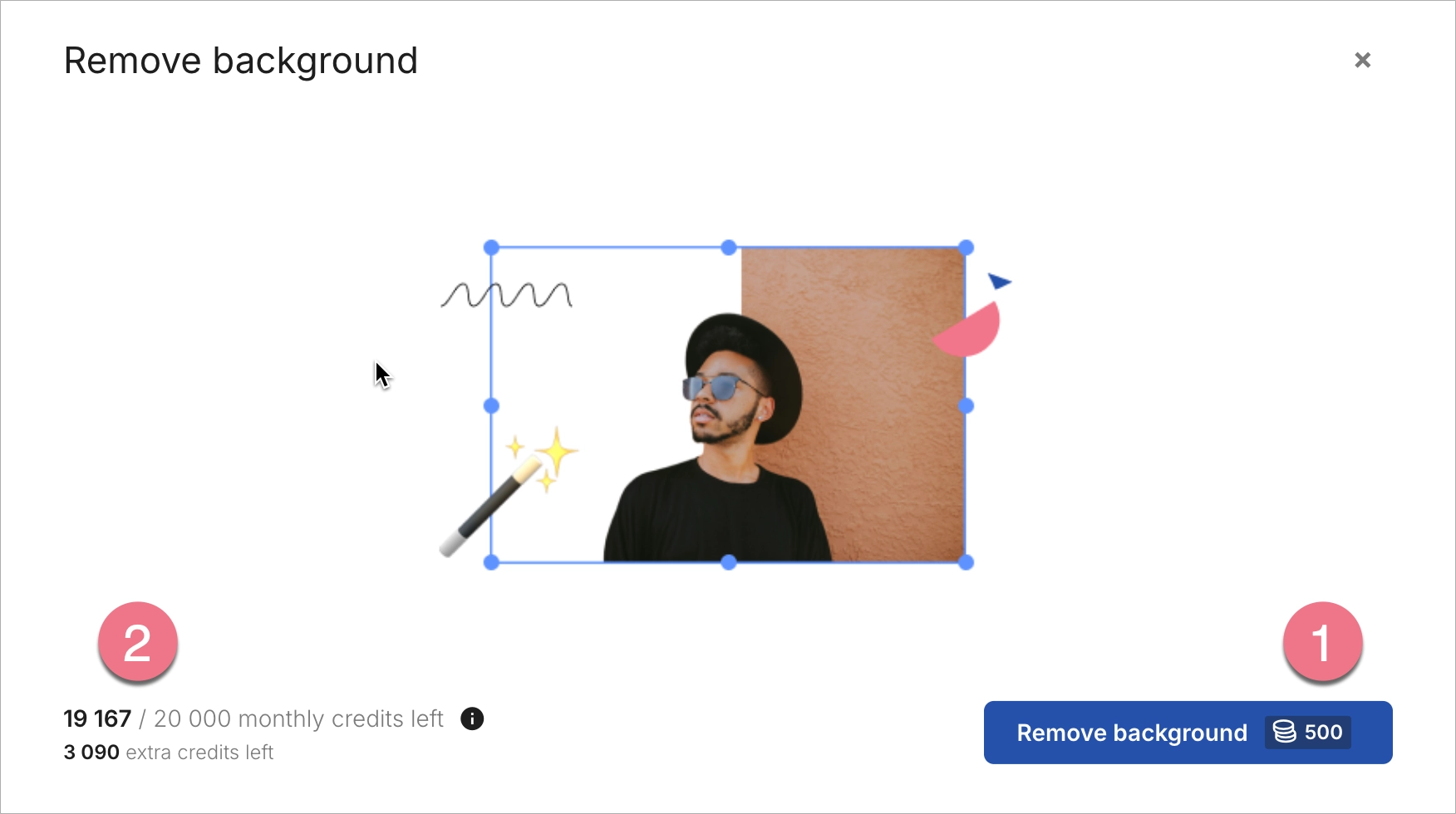 How credits work in Landingi