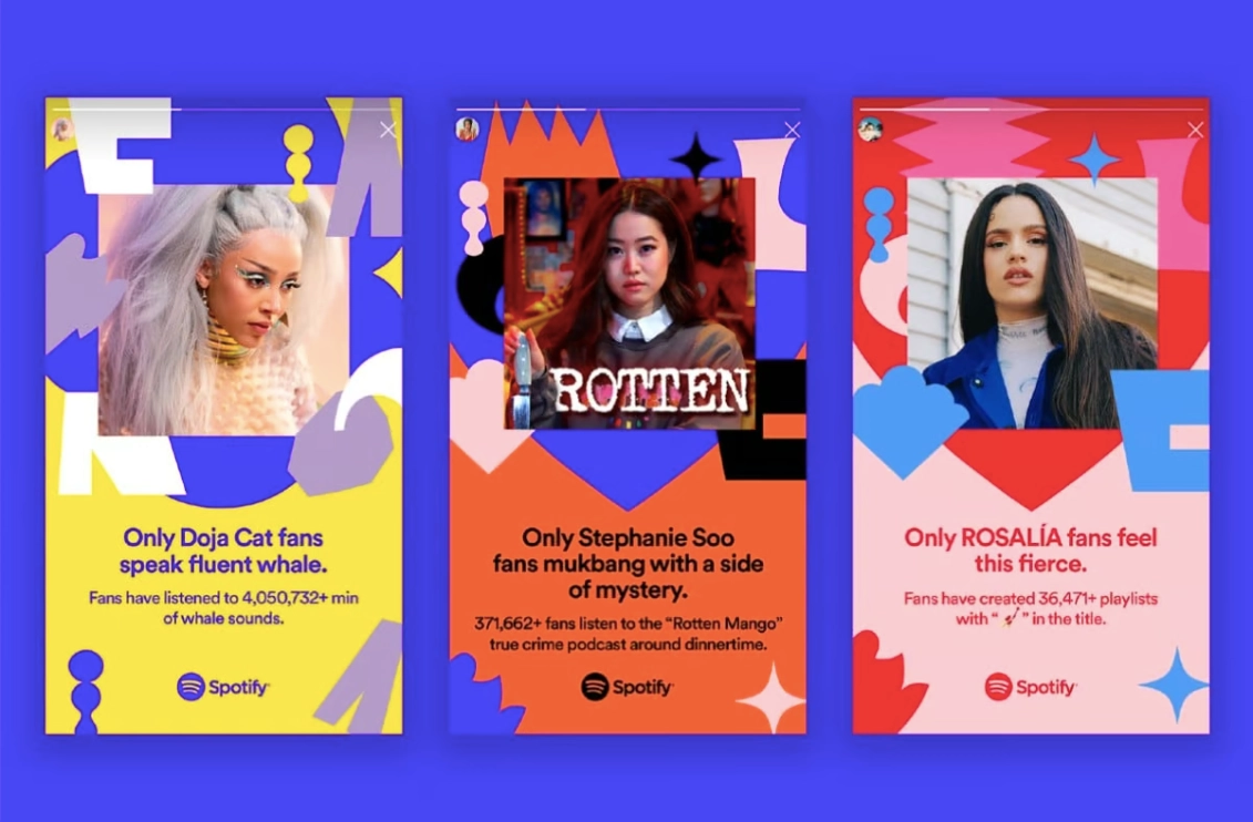 Spotify Only You campaign examples