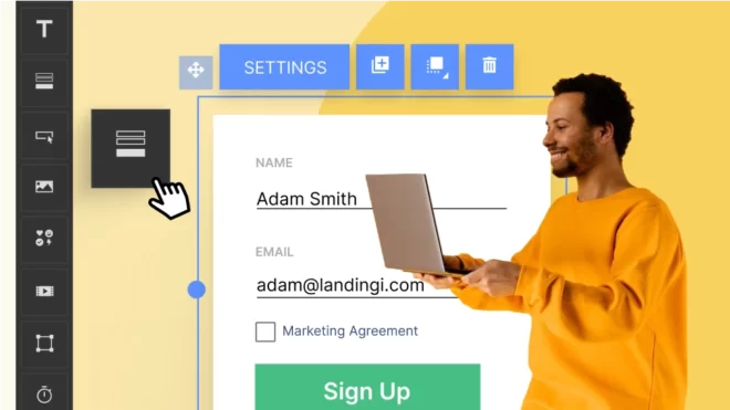 Landing page builder by Landingi