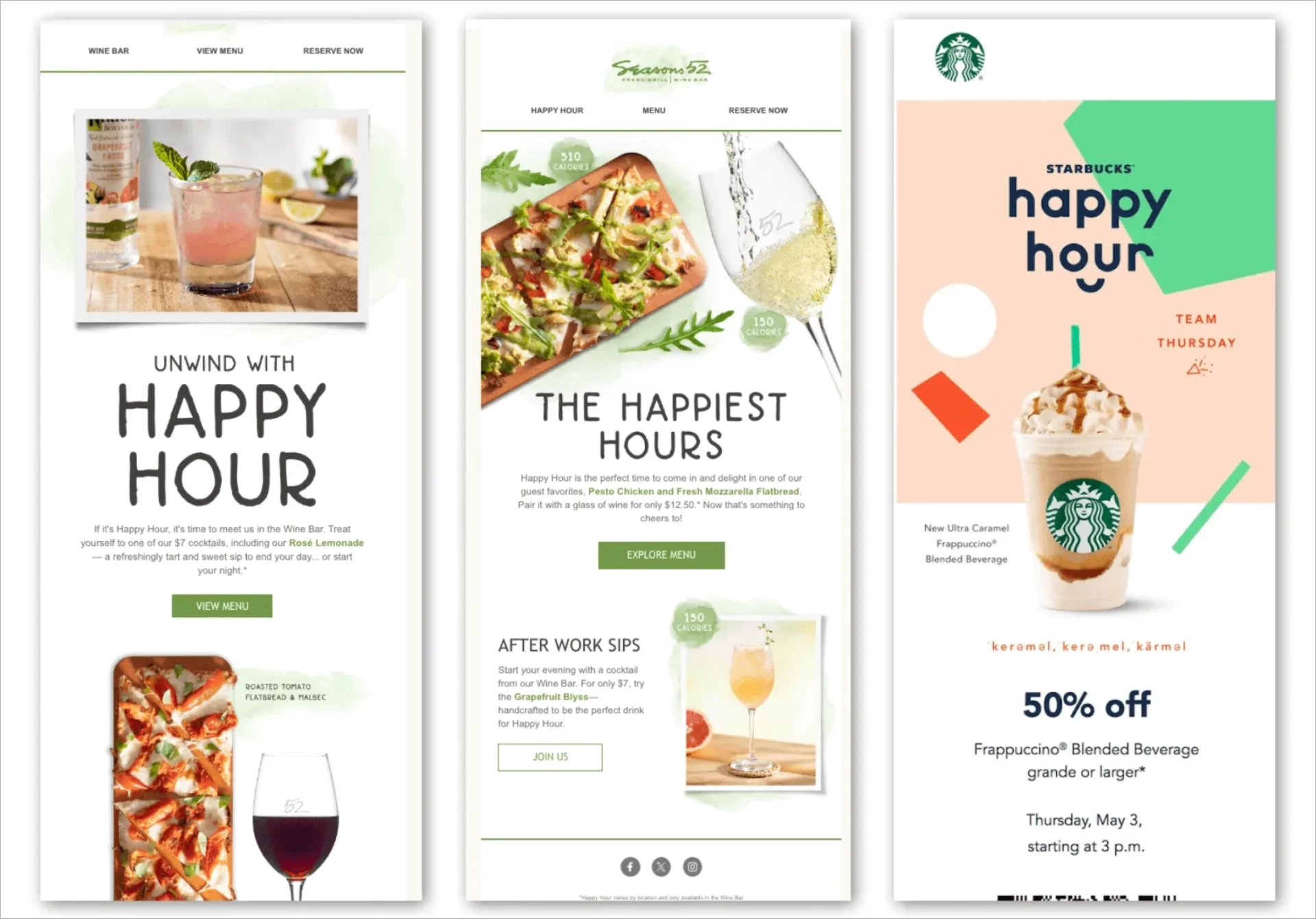 Exemplos de como os restaurantes usam o marketing por e-mail