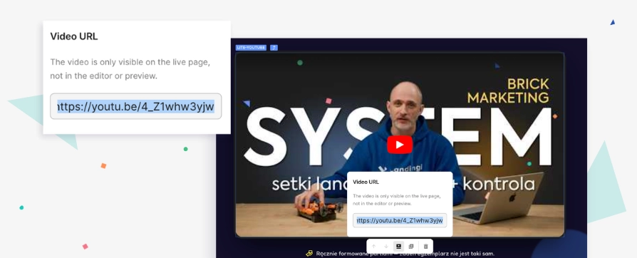 Video URL editing in Lunar