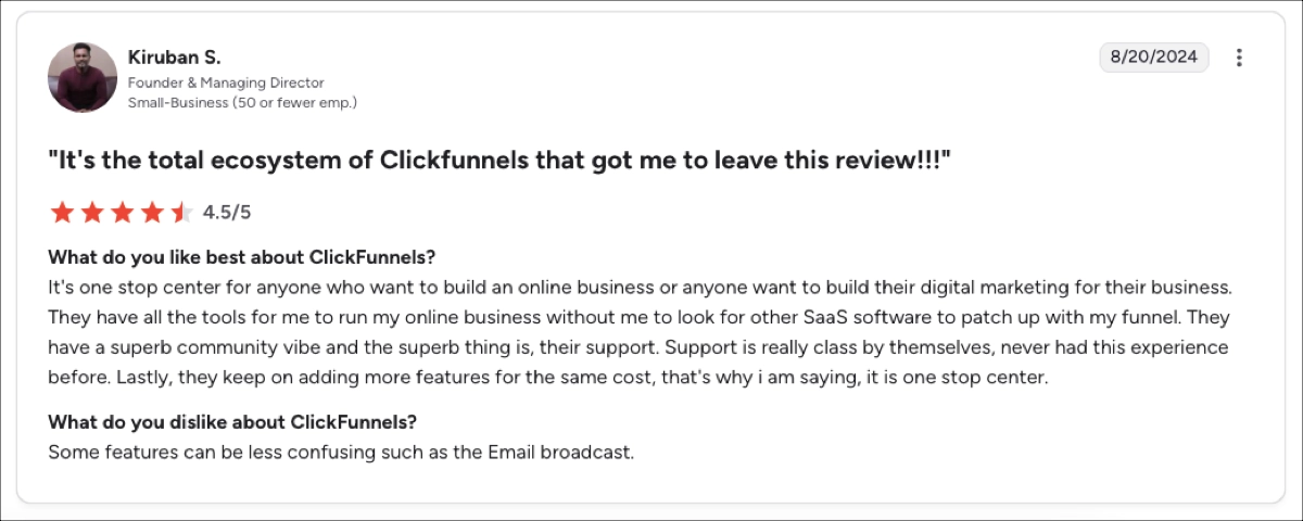  An&aacute;lise do ClickFunnels - plataforma tudo em um