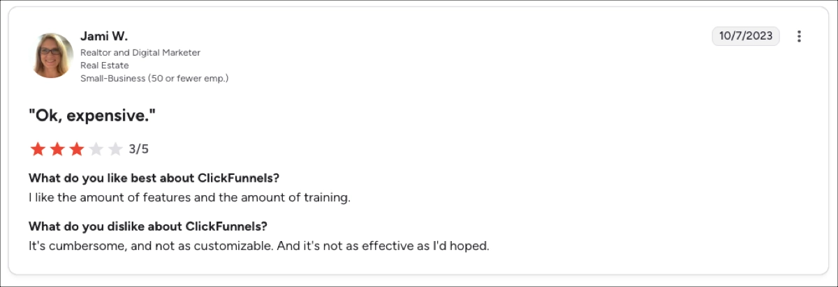 An&aacute;lise do ClickFunnels - caro