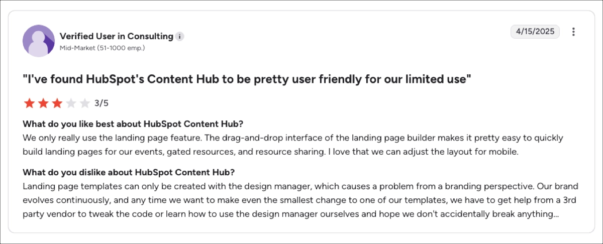 HubSpot - landing page personnalisation