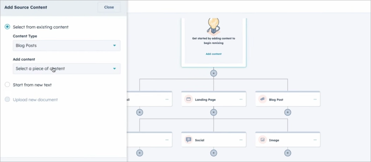 Inhalts-Remix-Werkzeug - HubSpot's Content Hub
