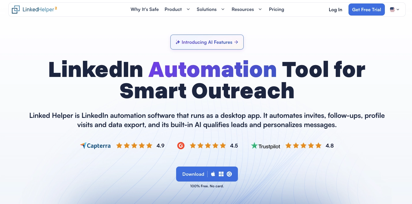 Linked Helper homepage