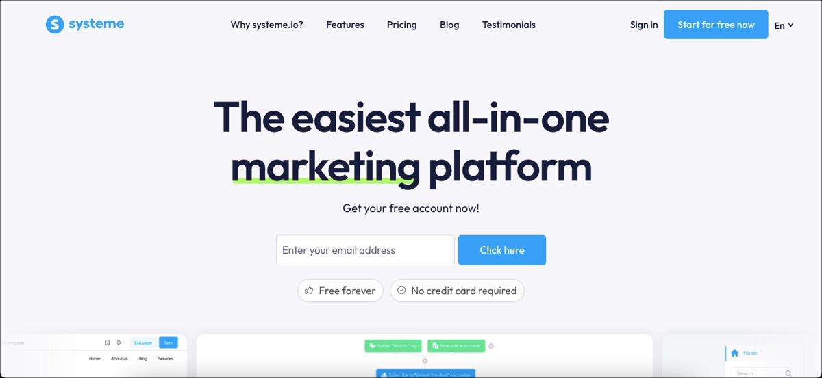 l'un des meilleurs constructeurs d'entonnoirs pour les propriétaires d'entreprises en ligne - systeme.io