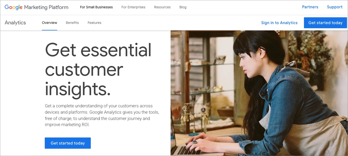 plataforma de análise gratuita para esforços de SEO