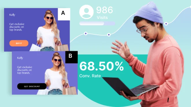 A/B testing example