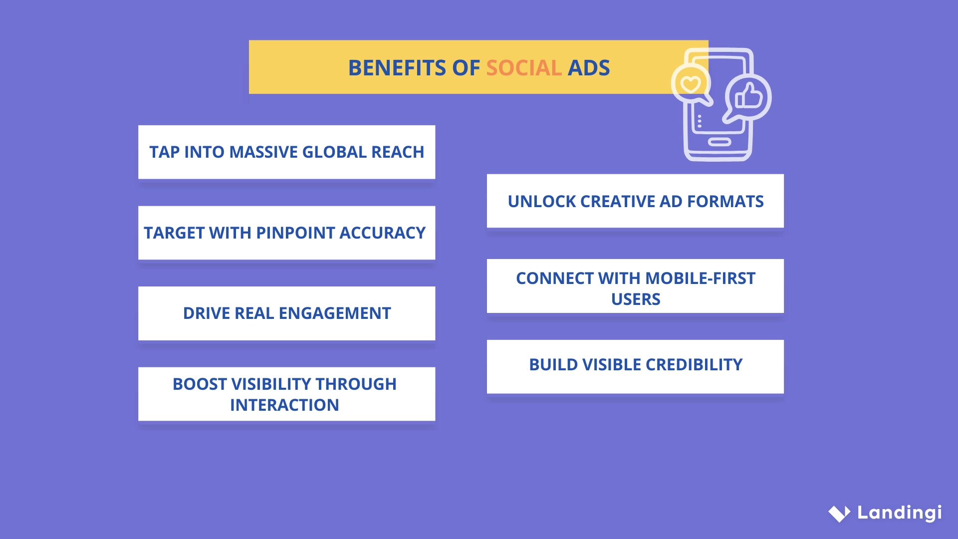 avantages des annonces sociales - infographie