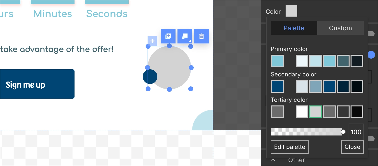 Changing global colors and fonts on lightbox