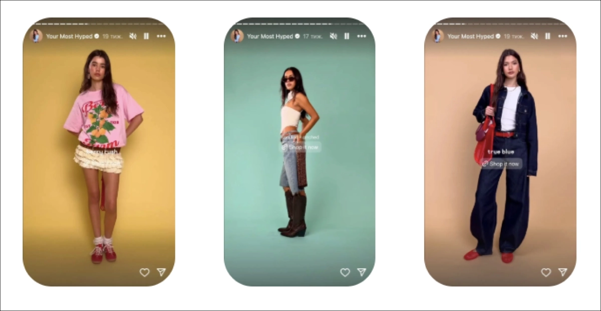 professional pictures – ASOS instagram story ad