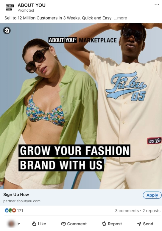 formulaire de génération de leads linkedin exemple