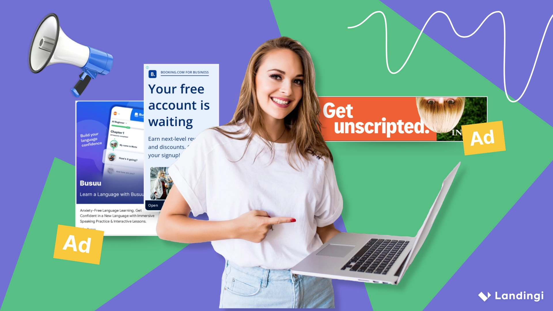 display ad examples - post cover