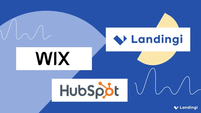 wix vs. hubspot vs landingi – article cover