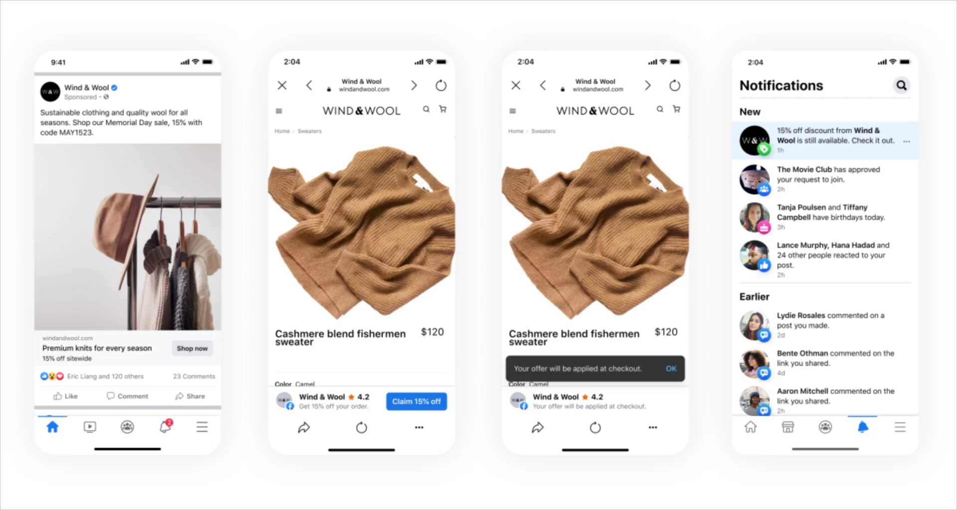Exemples de méta-annonces