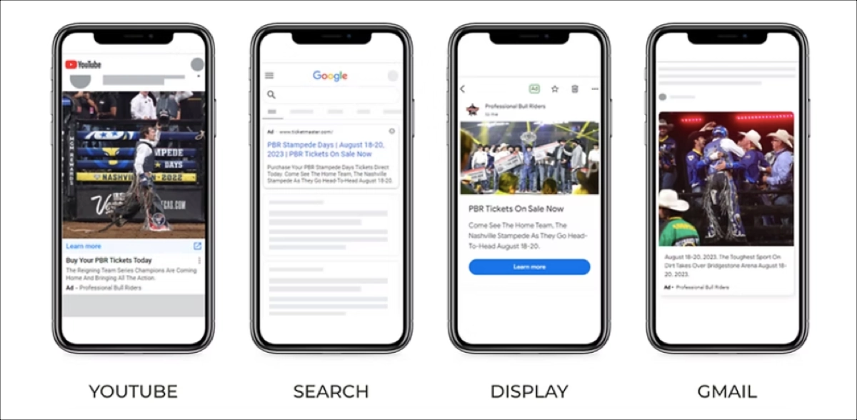 Campagne PMax pour la promotion d'événements
