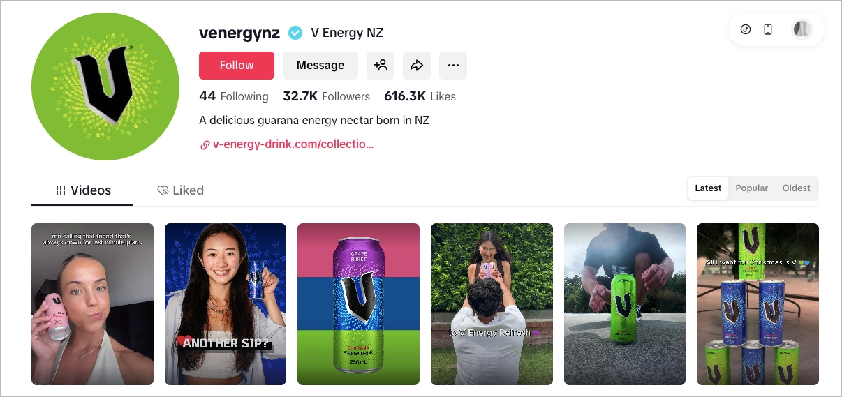 exemple d'annonce tiktok