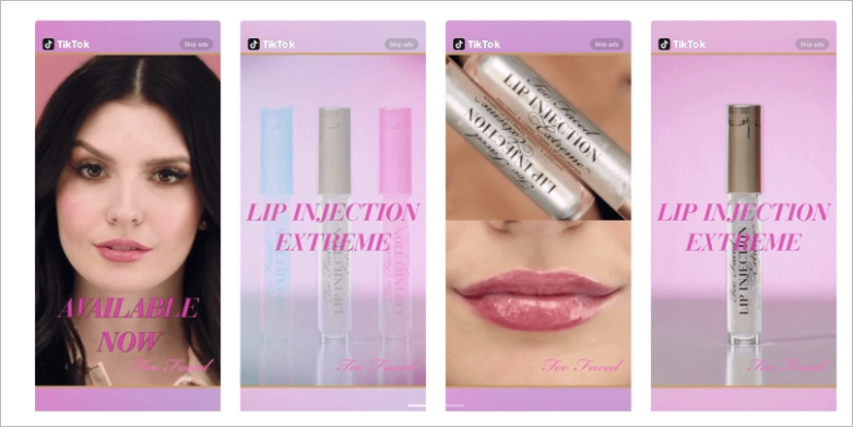 exemple de reprise de la marque tiktok