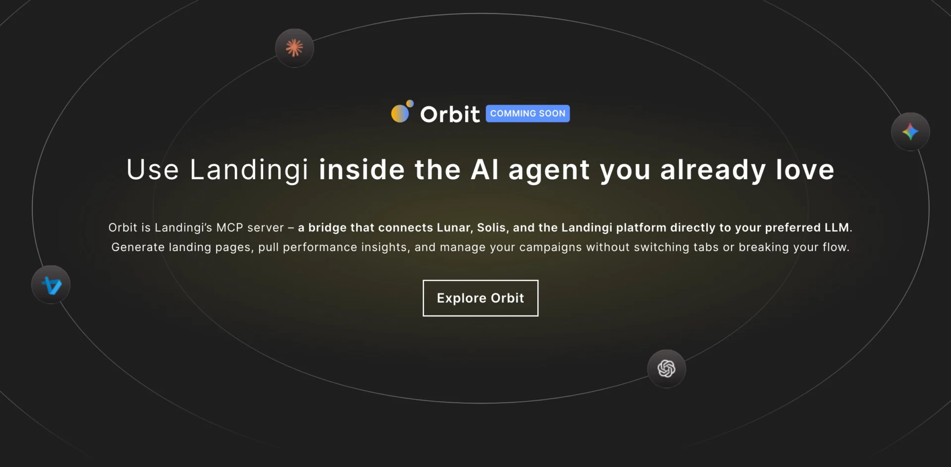 Orbit: MCP Server for AI Landing Pages | Landingi