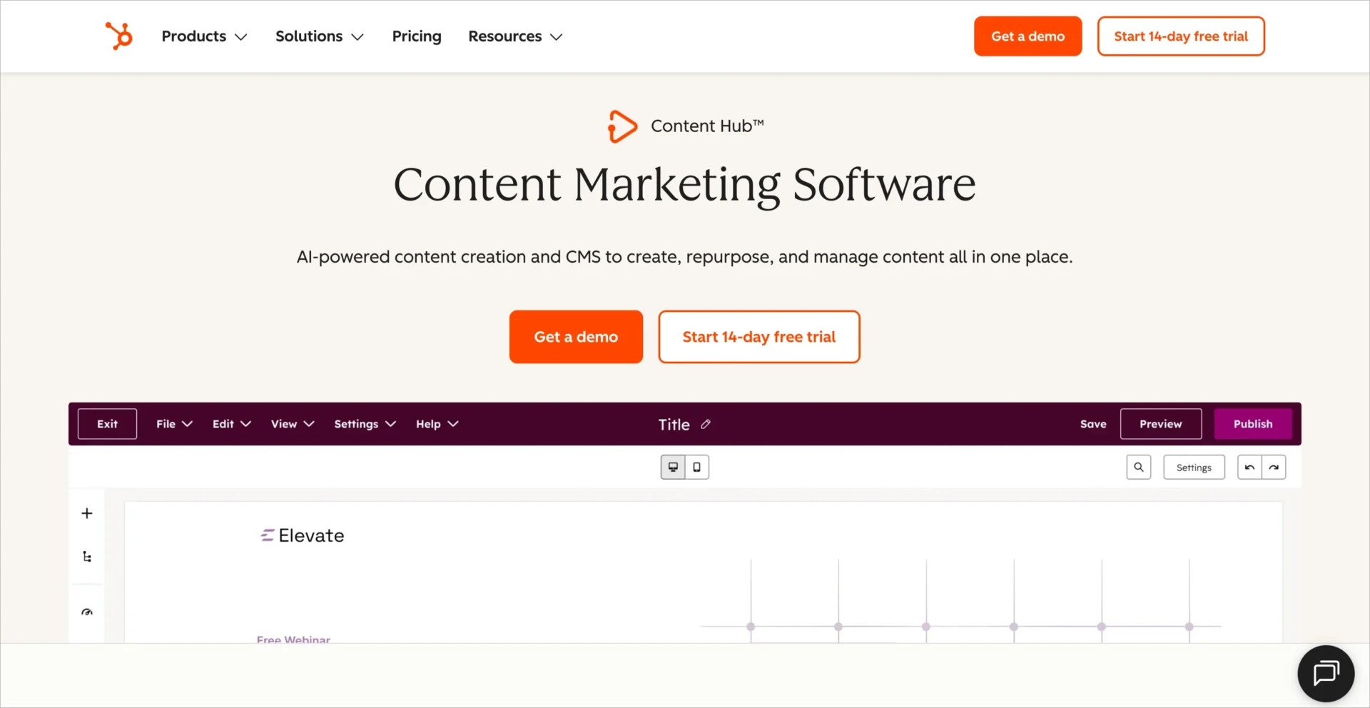 HubSpot Content Hub